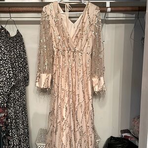 Maxi Sequined Dress